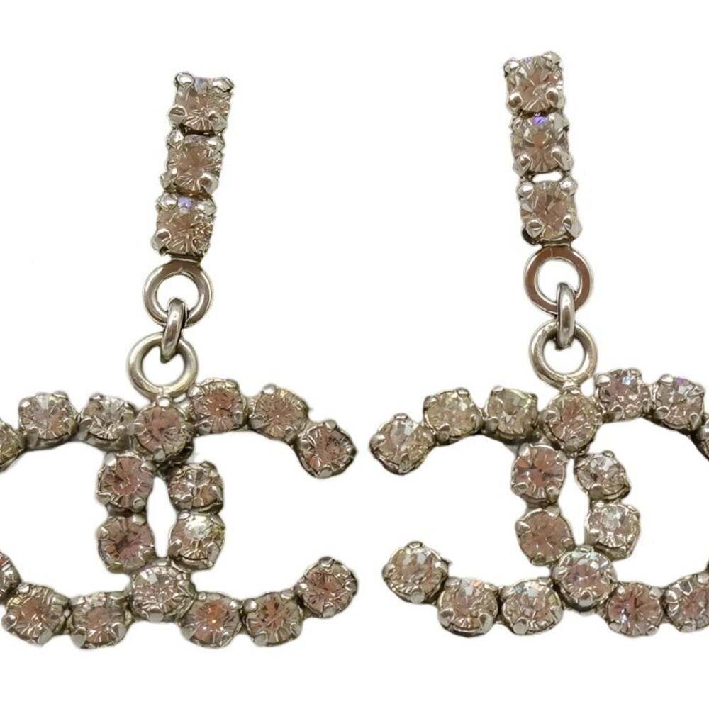 CHANEL Gold Logo Earrings - Picture 1 of 7